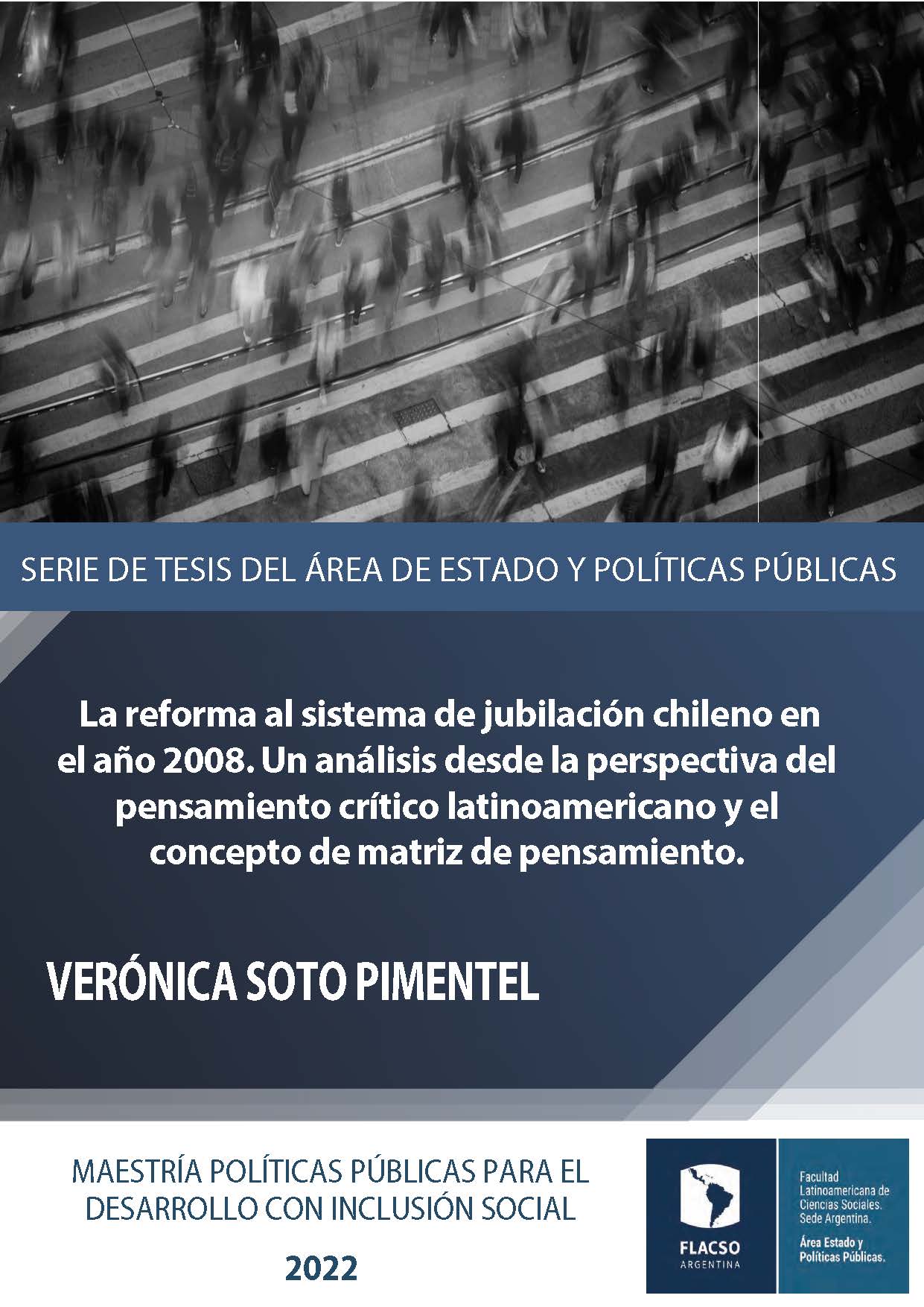 Tesis FLACSO 2022 Tapa Veronica Soto Pimentel A
