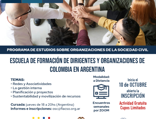 Abre la Escuela de formación de dirigentes y organizaciones de Colombia en Argentina