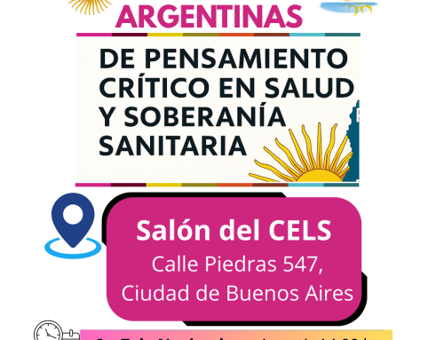 III Jornadas Argentinas de Pensamiento Crítico en Salud y Soberanía Sanitaria