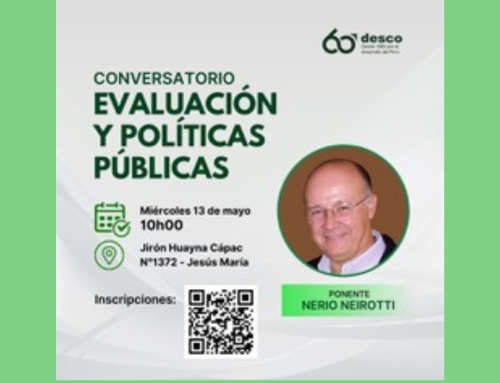 Participación de investigador del Área en evento “Evaluación y Políticas Públicas”