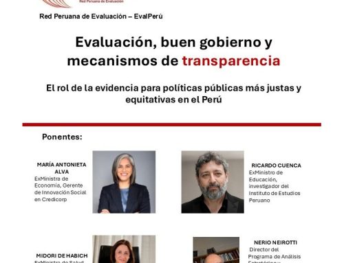 Participación de investigador del Área en evento “Evaluación, buen gobierno y mecanismos de transparencia”